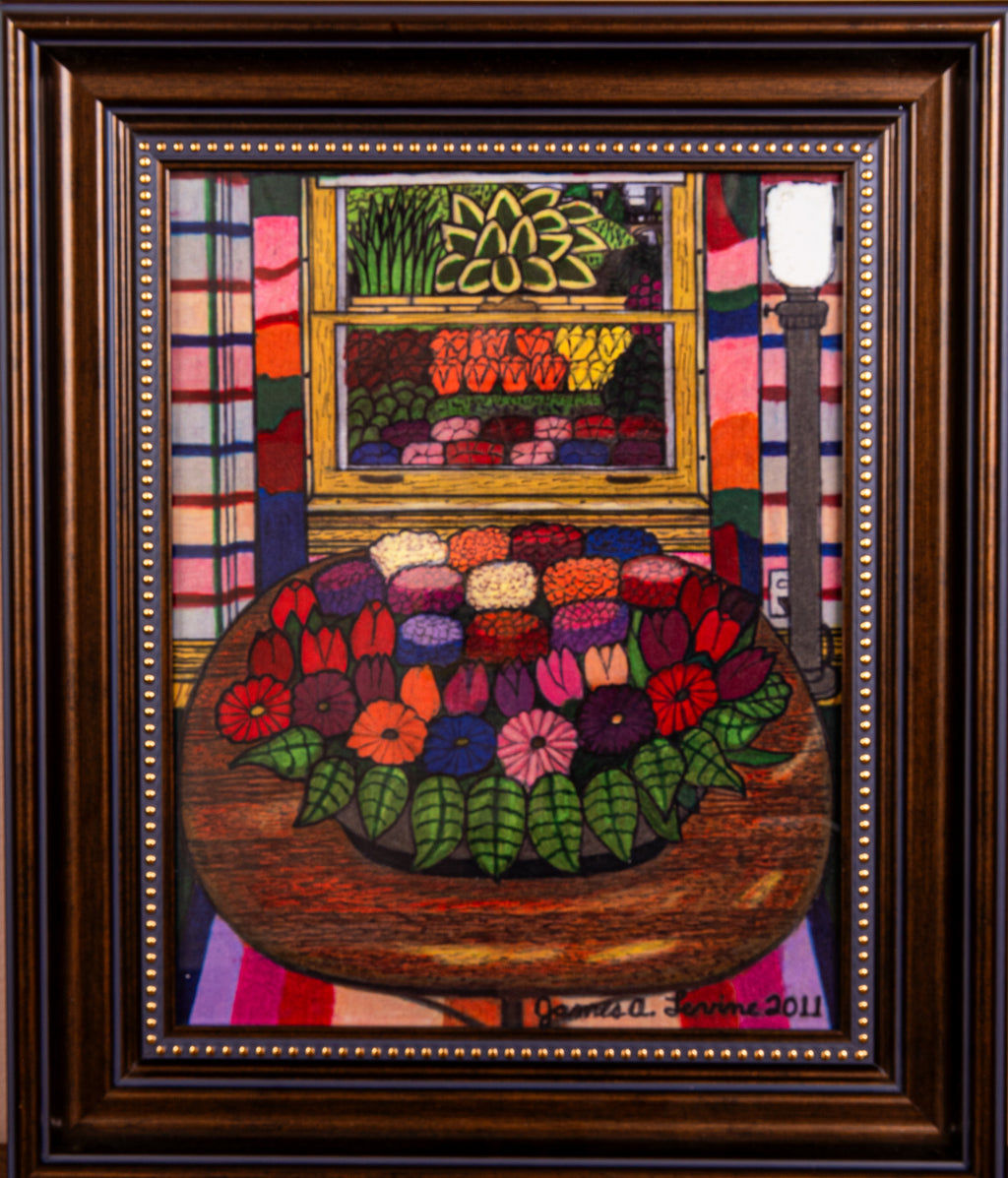 James A. Levine "Blooming with Pattern" Art Print 11 x 14