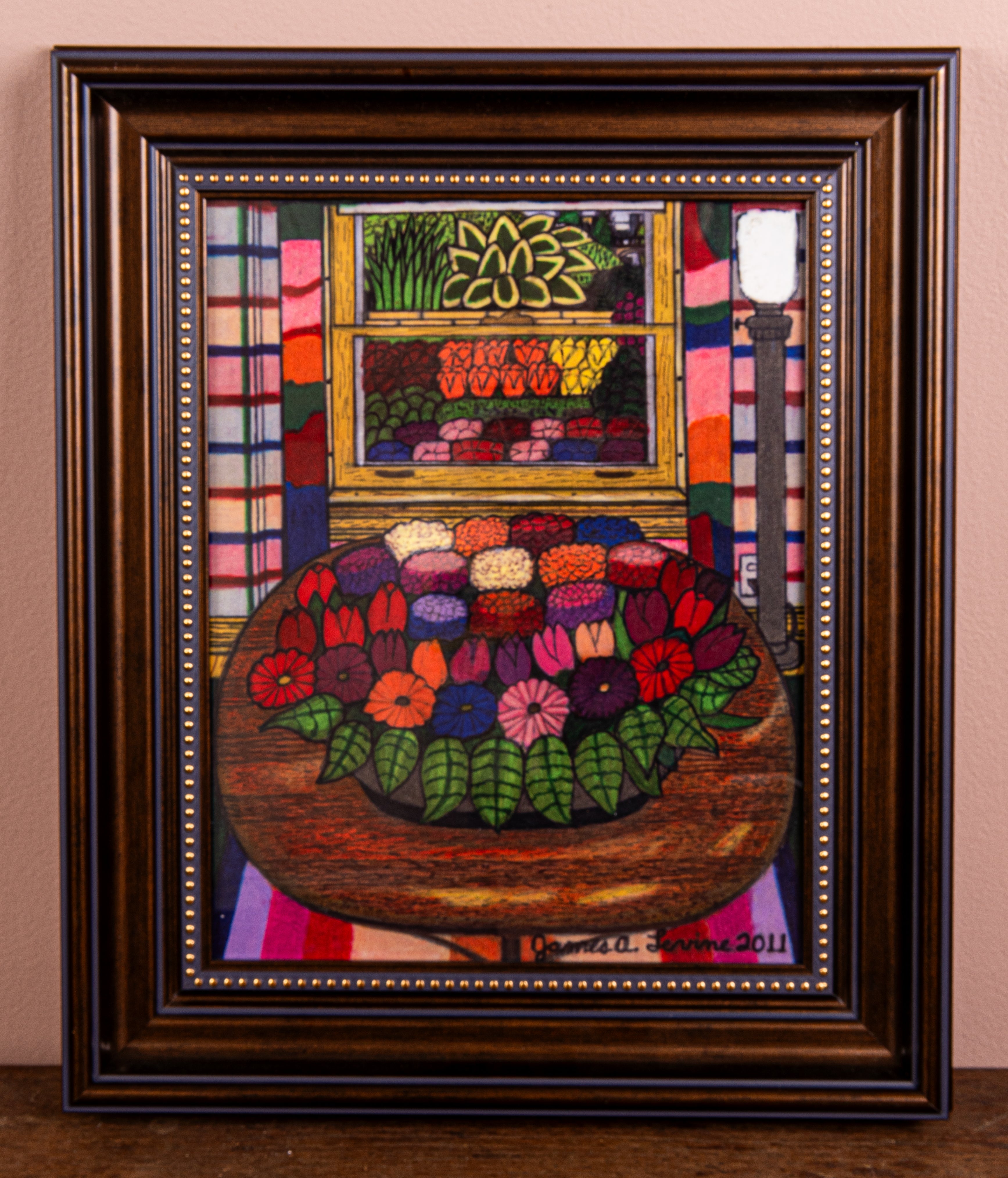 James A. Levine "Blooming with Pattern" Art Print 11 x 14