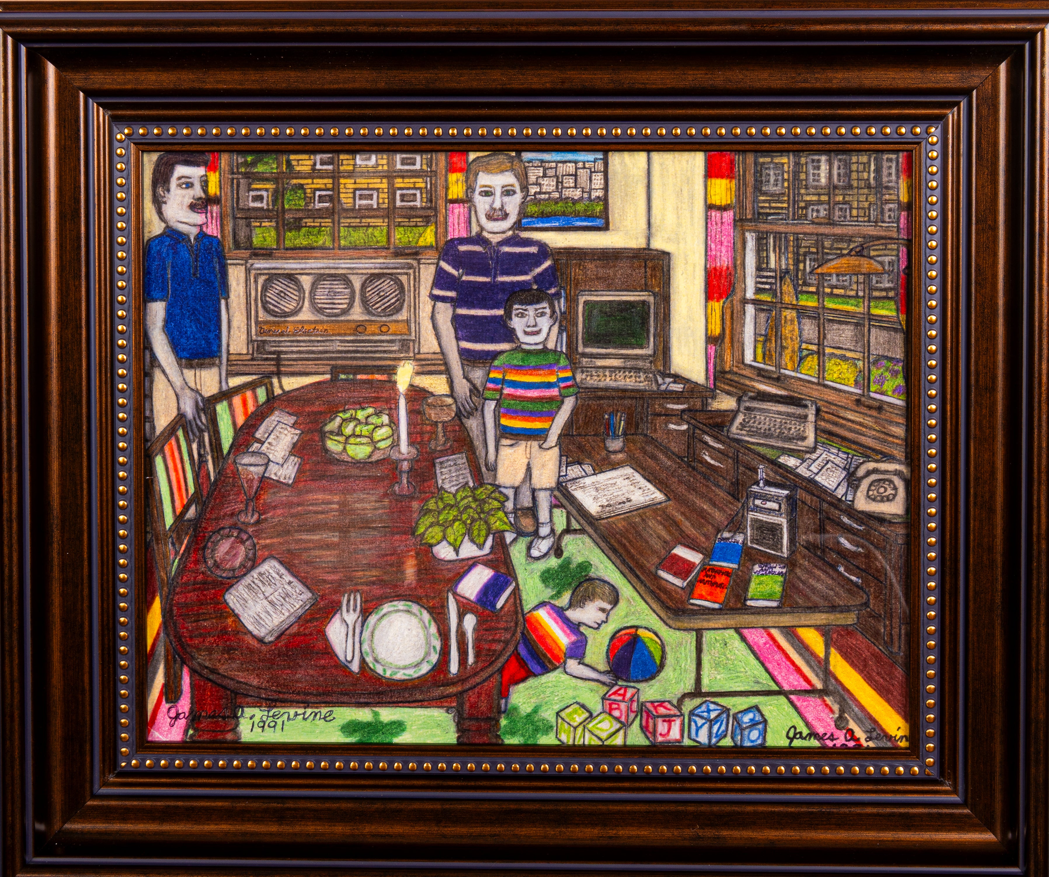 James A. Levine "Kids at Play" Art Print 11 x 14