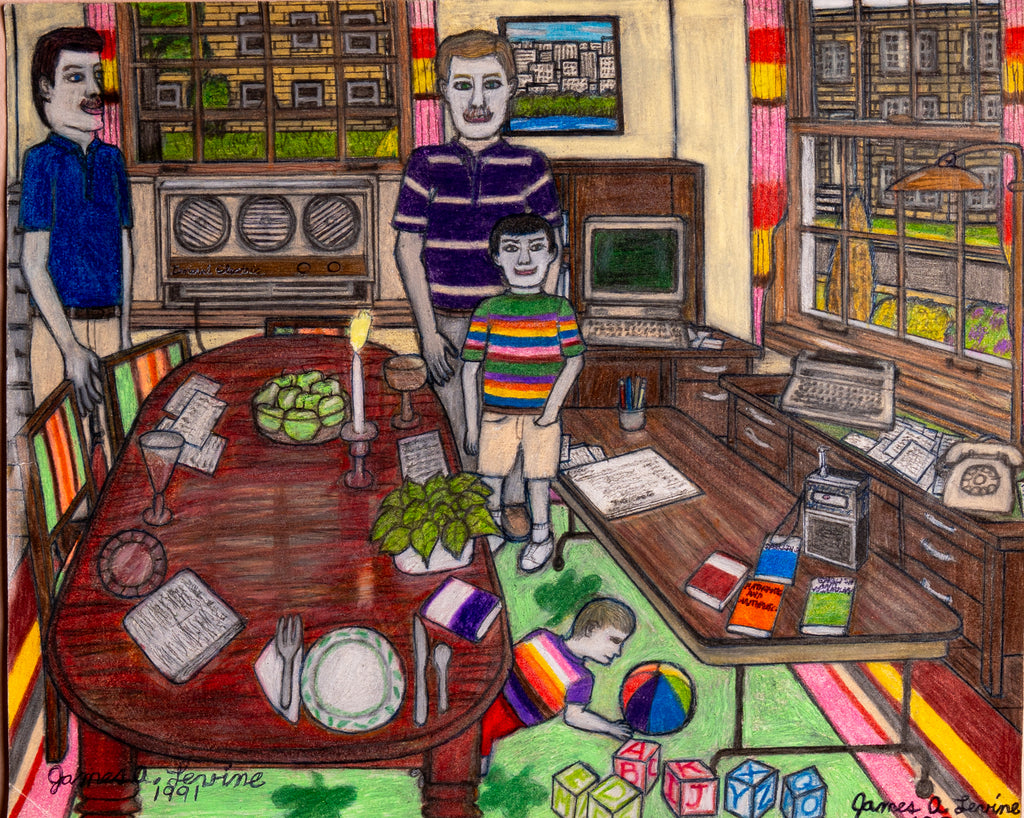 James A. Levine "Kids at Play" Art Print 11 x 14