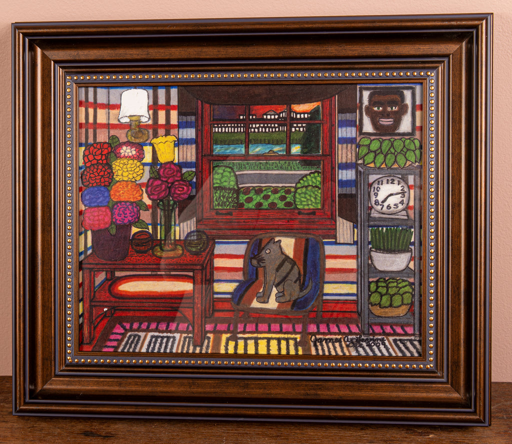 James A. Levine "Patterned Roomed at Sunset" Art Print 11 x 14