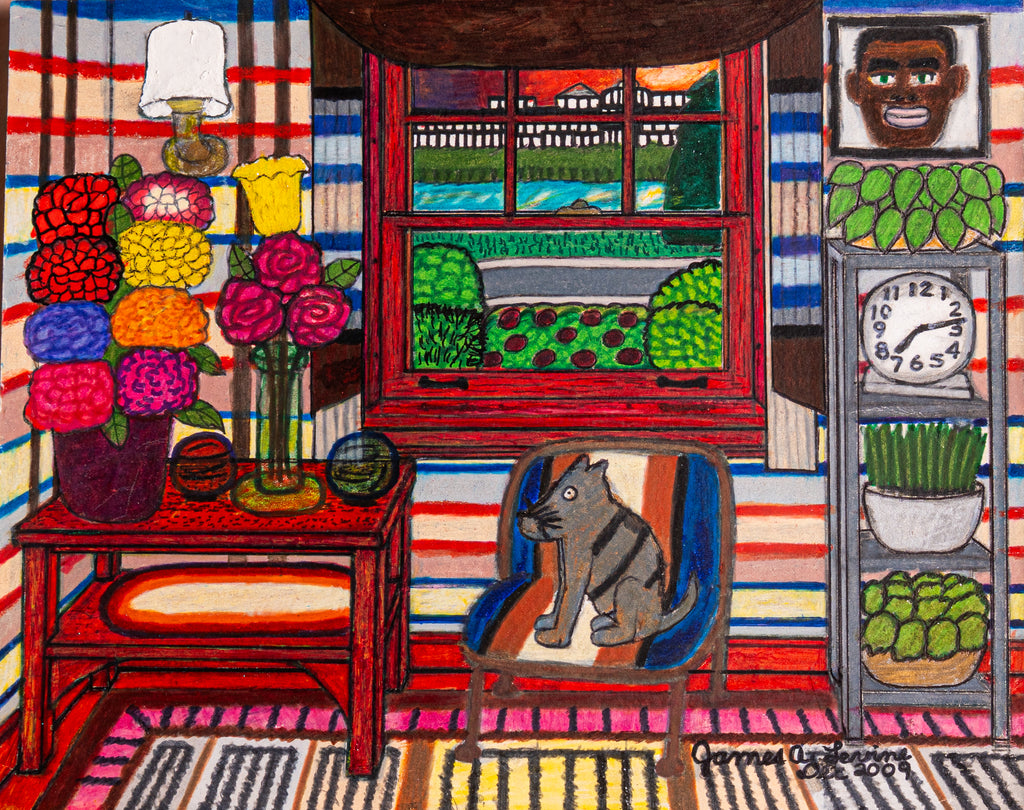 James A. Levine "Patterned Roomed at Sunset" Art Print 11 x 14