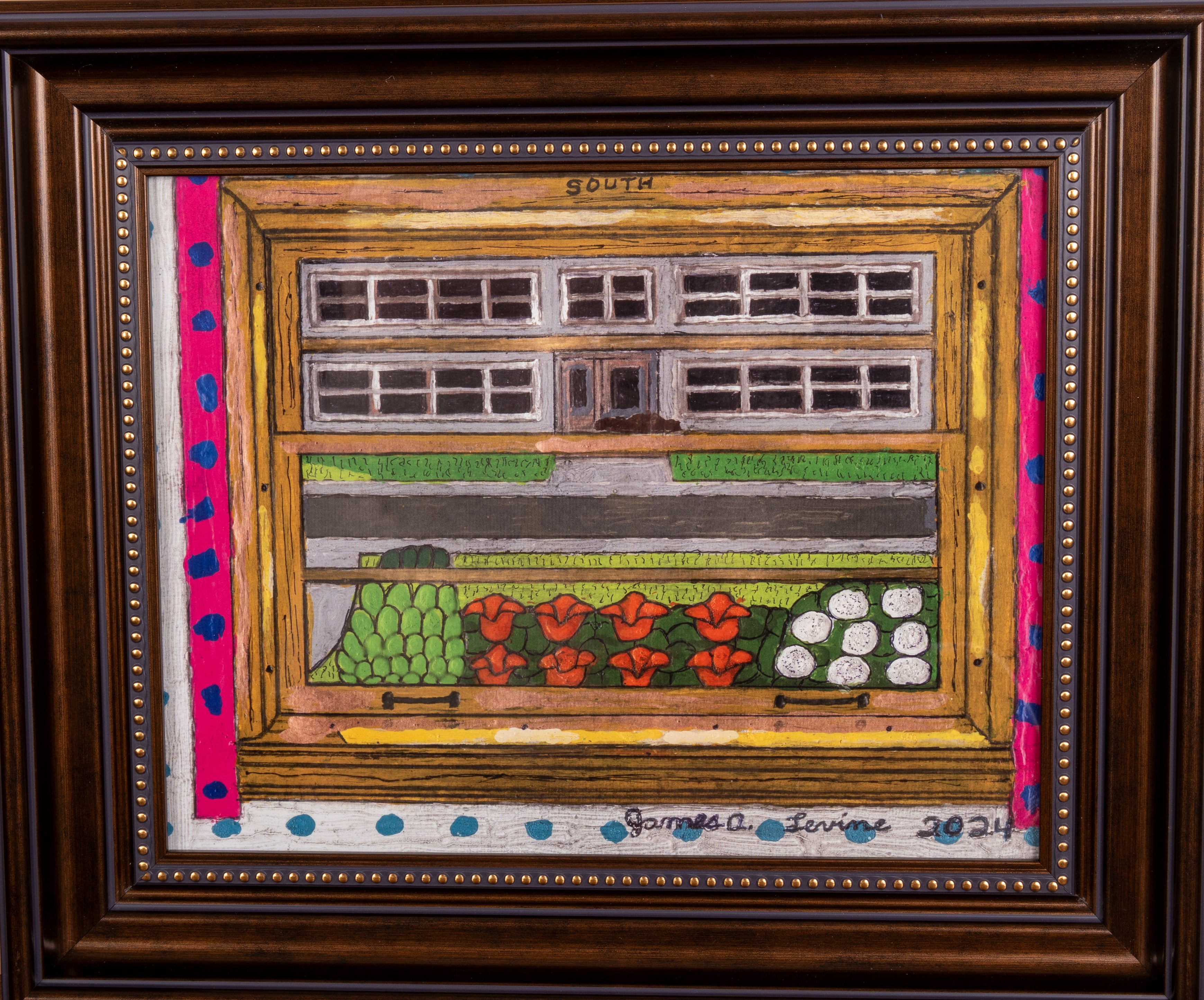 James A. Levine "Polka Dot Room with a South-Facing View" Art Print 11 x 14