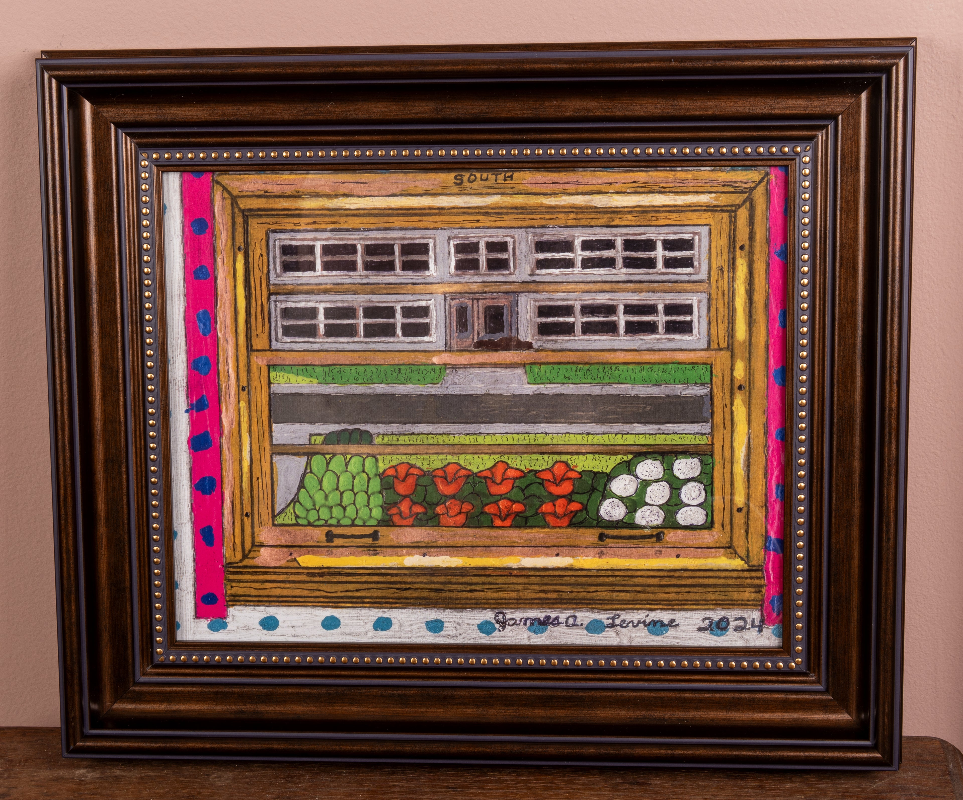 James A. Levine "Polka Dot Room with a South-Facing View" Art Print 11 x 14
