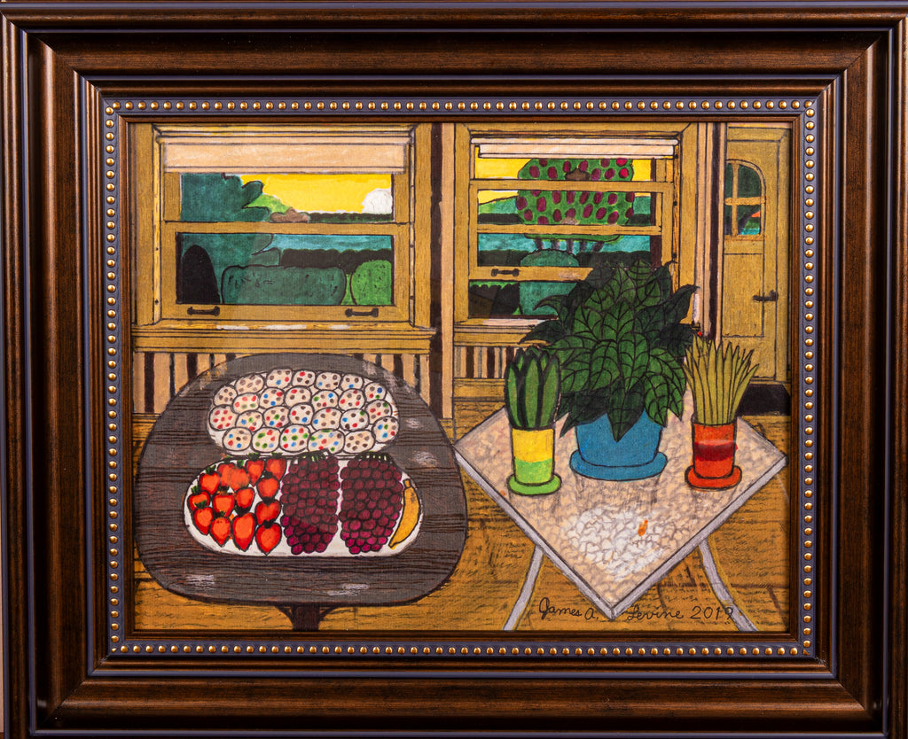 James A. Levine "Snack with a View" Art Print 11 x 14