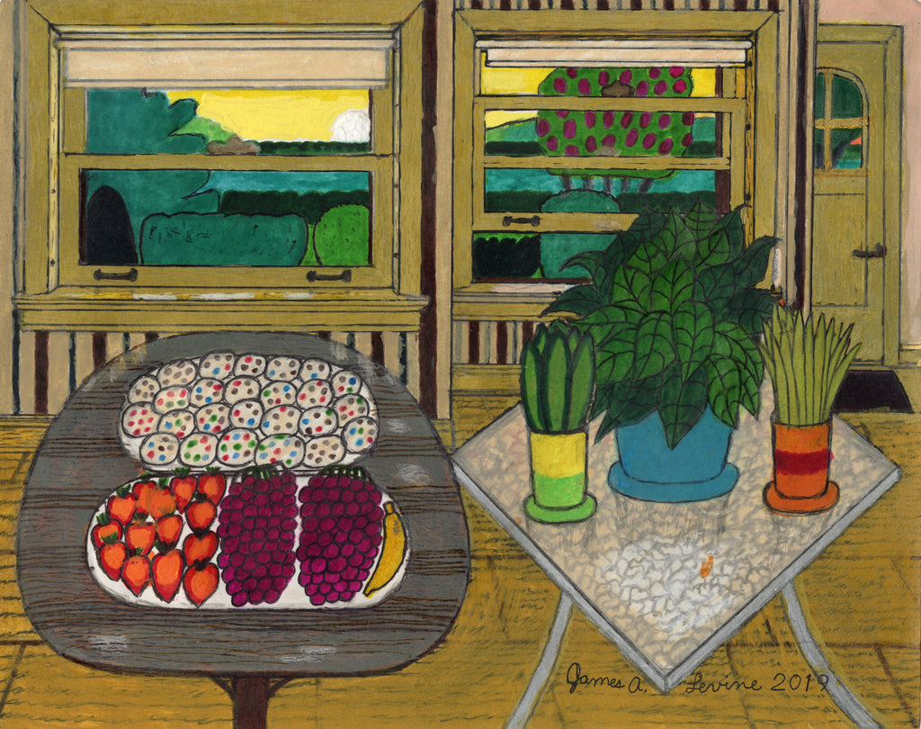 James A. Levine "Snack with a View" Art Print 11 x 14