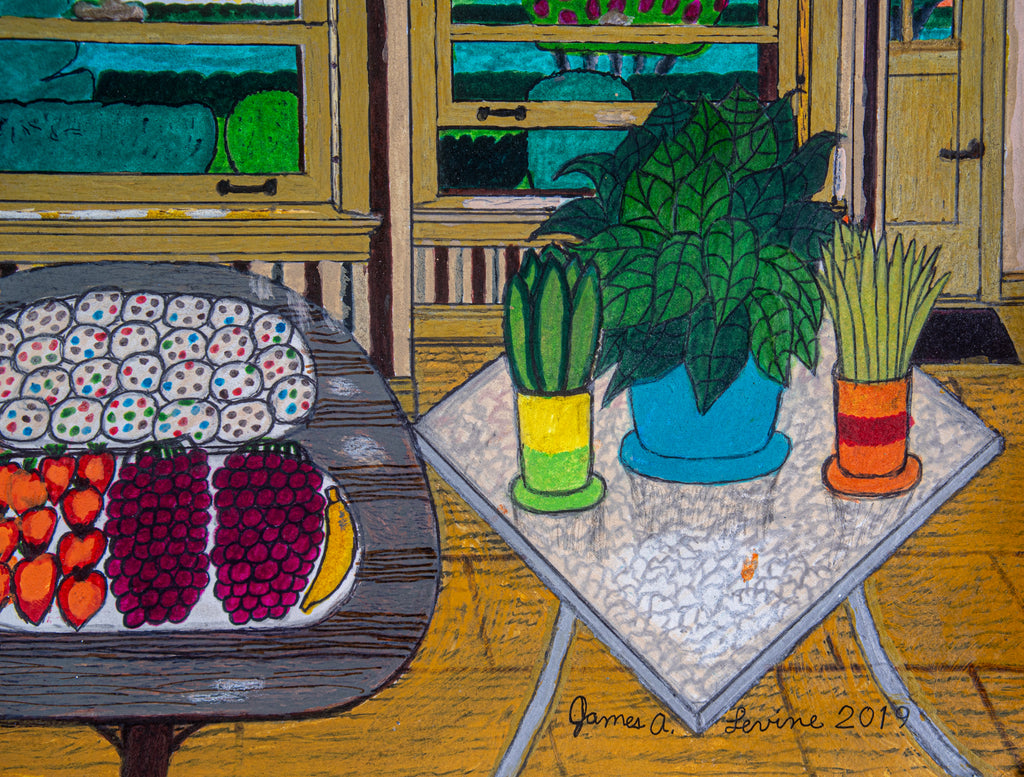 James A. Levine "Snack with a View" Art Print 11 x 14
