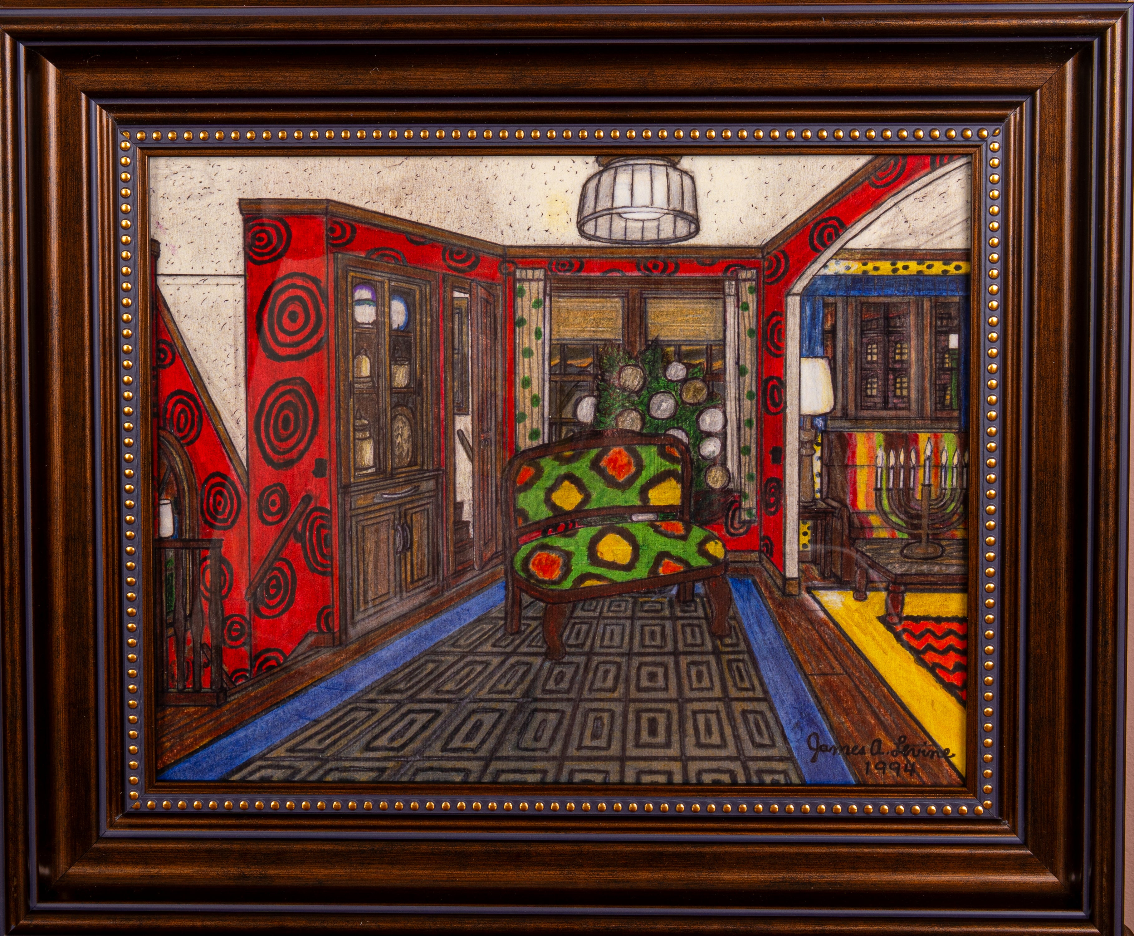 James A. Levine "Two Holidays at Home" Art Print 11 x 14