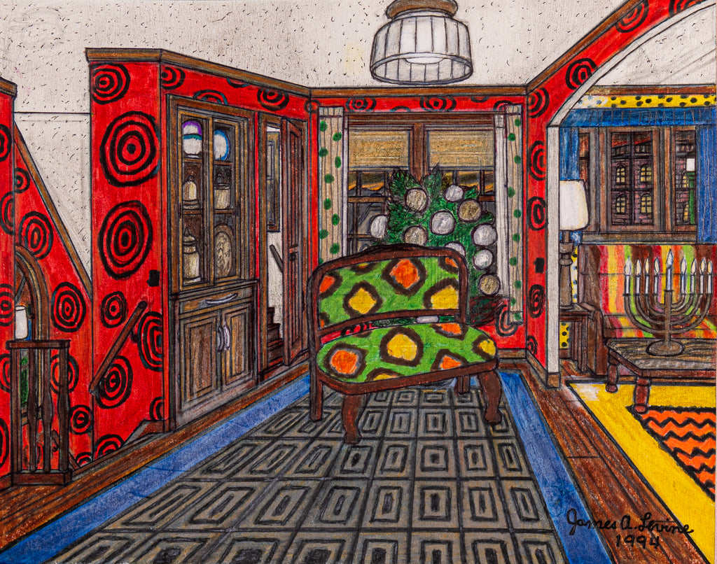 James A. Levine "Two Holidays at Home" Art Print 11 x 14