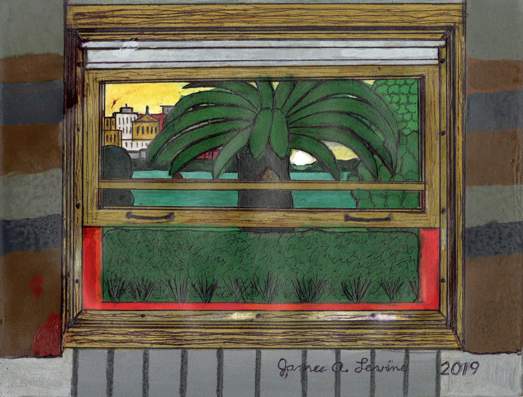 James A. Levine "View of a Palm Tree" Art Print 8 x 10